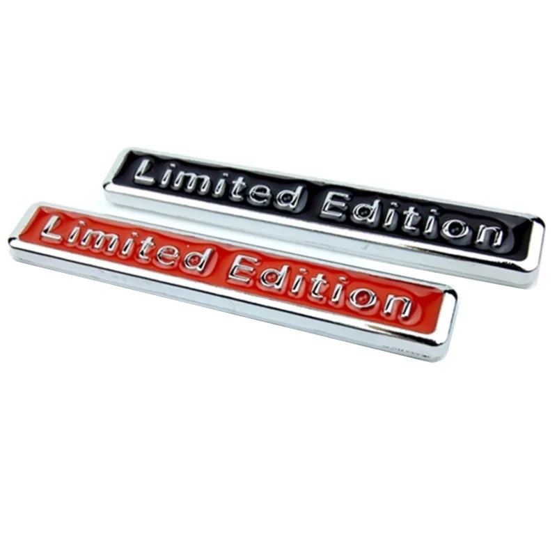 3D Metal Logo Limited Edition Decal Emblem Car Trunk Badge Per Vw Golf 7 Mk7 Audi A3 Q7 Limited Edition Sticker Accessori