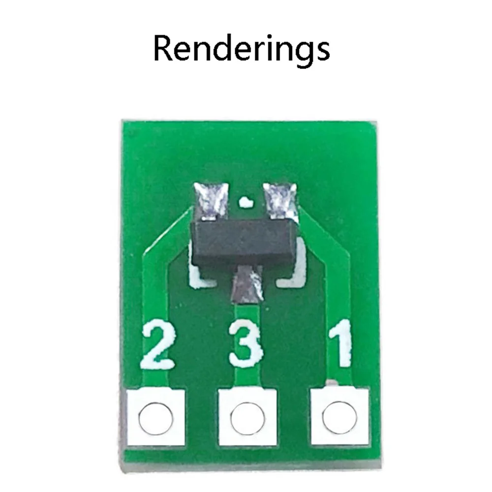 HIHI 20Pcs SOT23 SOT23-3 턴 SIP3 양면 SMD 턴 DIP SIP3 어댑터 컨버터 플레이트 SOT SIP IC 소켓 PCB 보드 DIY 키트
