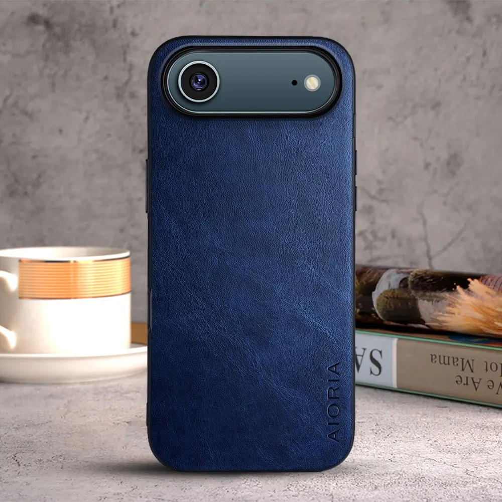 Luxury Vintage Leather Case for Smartphone - Air Coque Cover