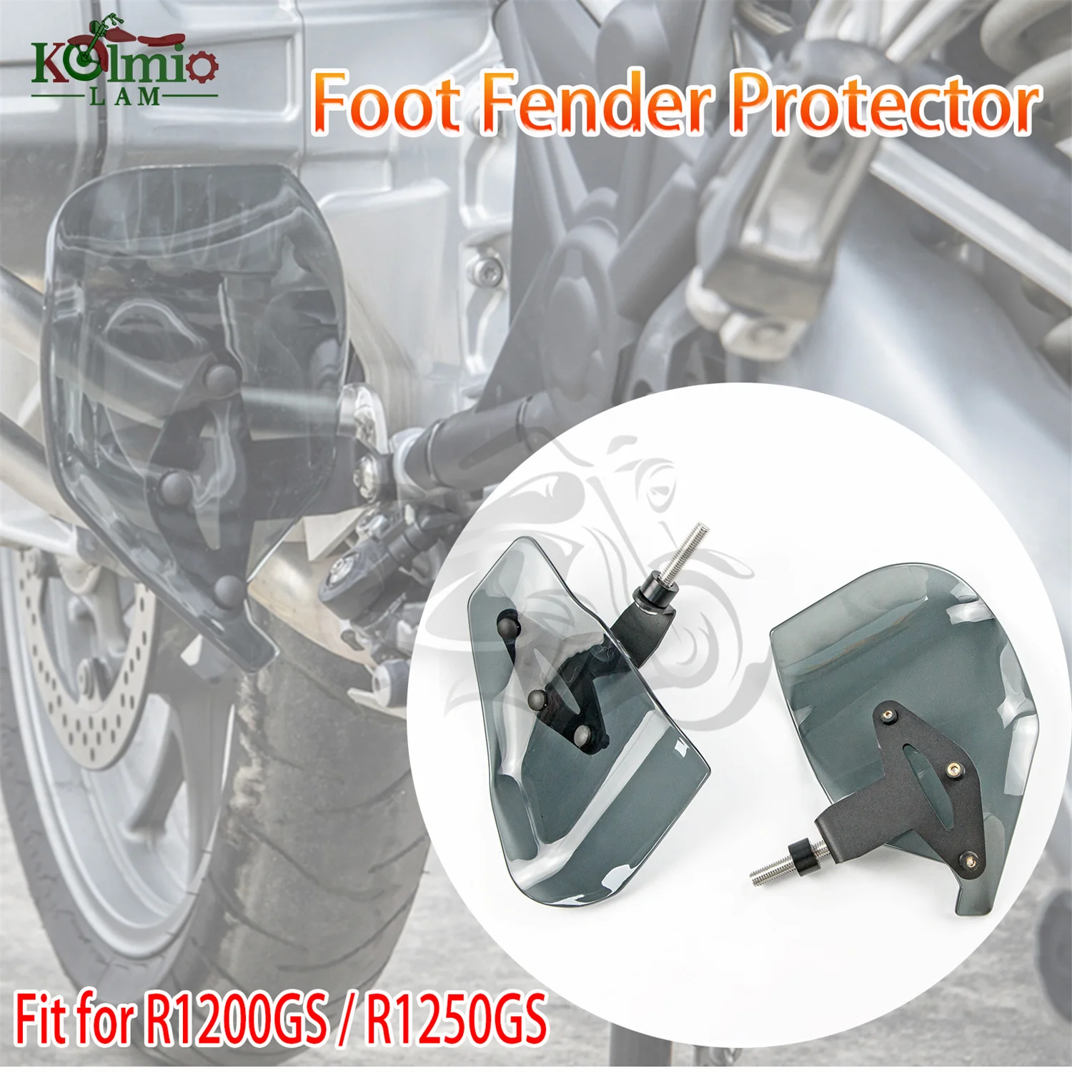 

Fit for 2013 - 2022 BMW R1200GS R1250GS Adventure LC Motorcycle Splash Foot Fender Protector Guard Rear Brake Shift Shield