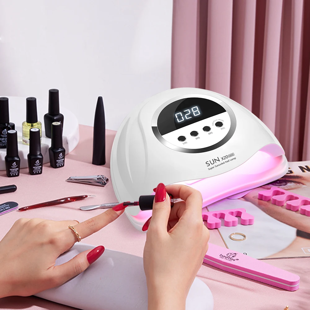 LINMANDA SUN X20 Led Uv Lamp For Nails Drying All Gel Professional Nail Art Tools Accessories Lnfrared Intelligent Induction 5