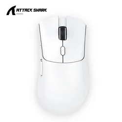 ATTACK SHARK R1 Bluetooth Gaming Mouse - Influencer - Endorsed, Brand - Direct Authenticity, High - Performance PAW3311 Sensor (White)