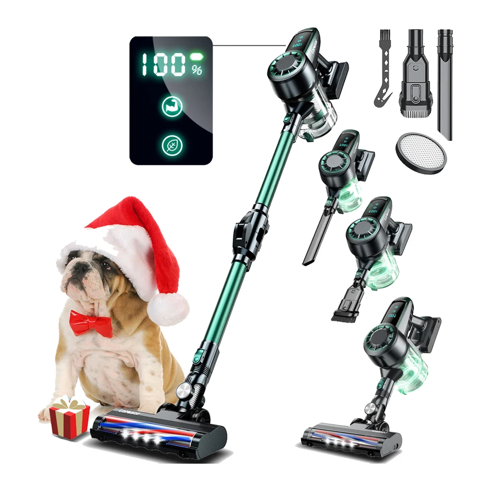 Laresar Elite 2 Cordless Vacuum Stick Handheld Cleaner Turquoise Green