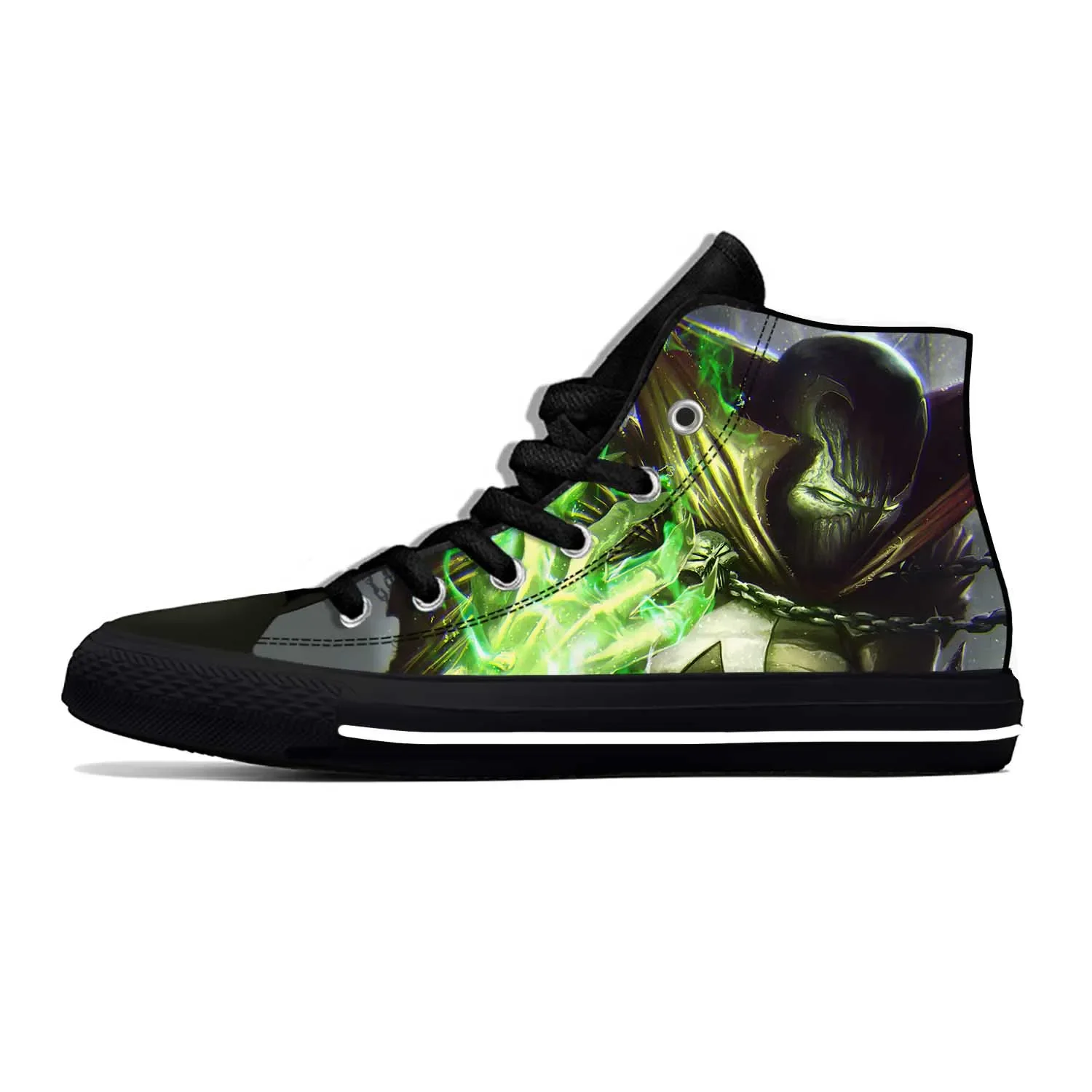 Anime Cartoon Manga Comic Spawn Superhero Fashion Casual Cloth Shoes High Top Lightweight Breathable 3D Print Men Women Sneakers 5