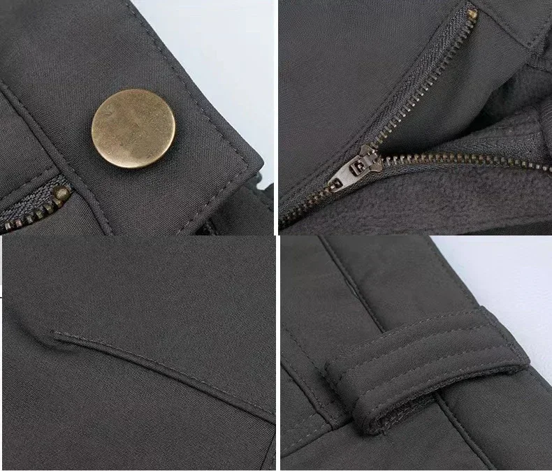 Men's Tactical Pants Men Softshell Elastic Camping Hiking Jackets Trekking Fishing Hunting Outdoor Cycling Cargo Pants Trousers 6