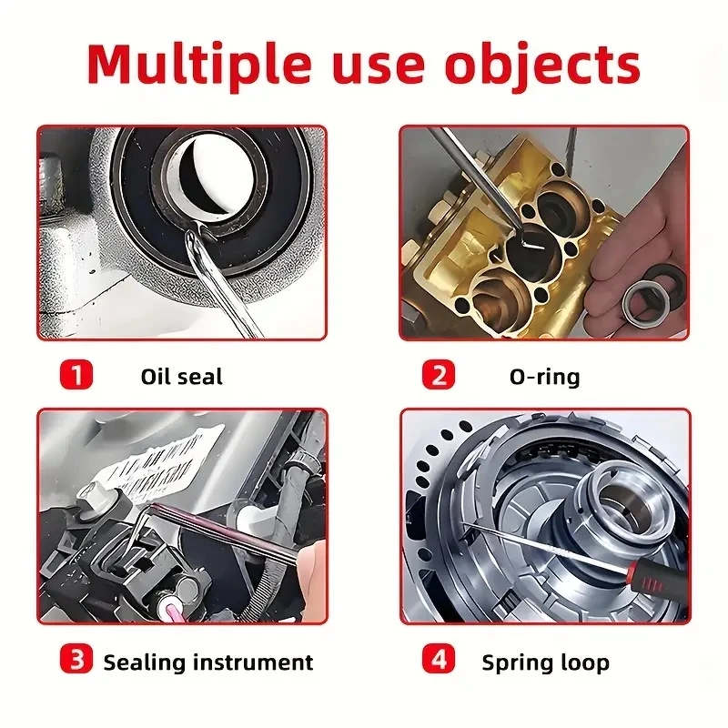 6PCS Pick Hook Set Durable Extra Long O-Ring and Seal Remover Craft Hobby Tool Color Randomly bearing puller tool