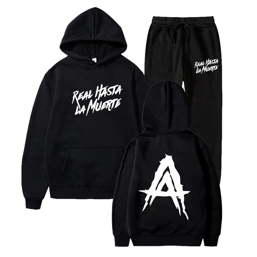 Anuel AA Album Real Hasta La Muerte Hoodies Men/ Women Hip Hop Hoodie Winter Tops Long Sleeve Harajuku Sudaderas Spring Autumn