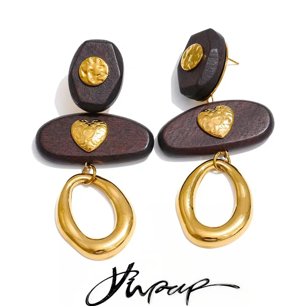 Yhpup Earrings Autumn Winter Style Office Lady