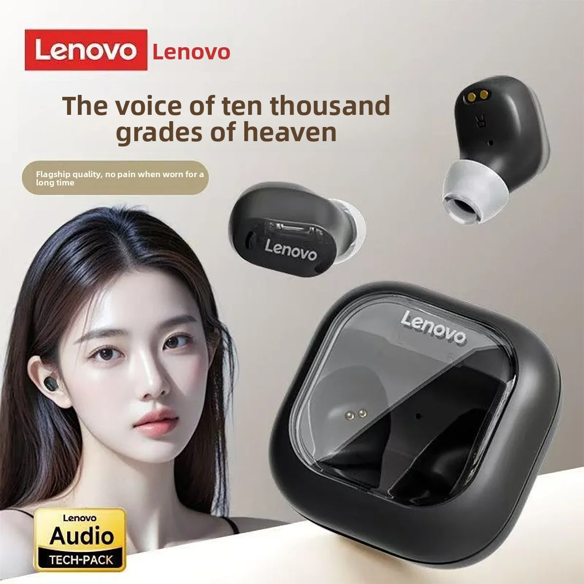 Lenovo Ea200 Wireless Bluetooth Earphones, Waterproof Headphone, Sports Earbuds With Mic, Touch Control, Tws Headset, Authentic, Alina Gadgets