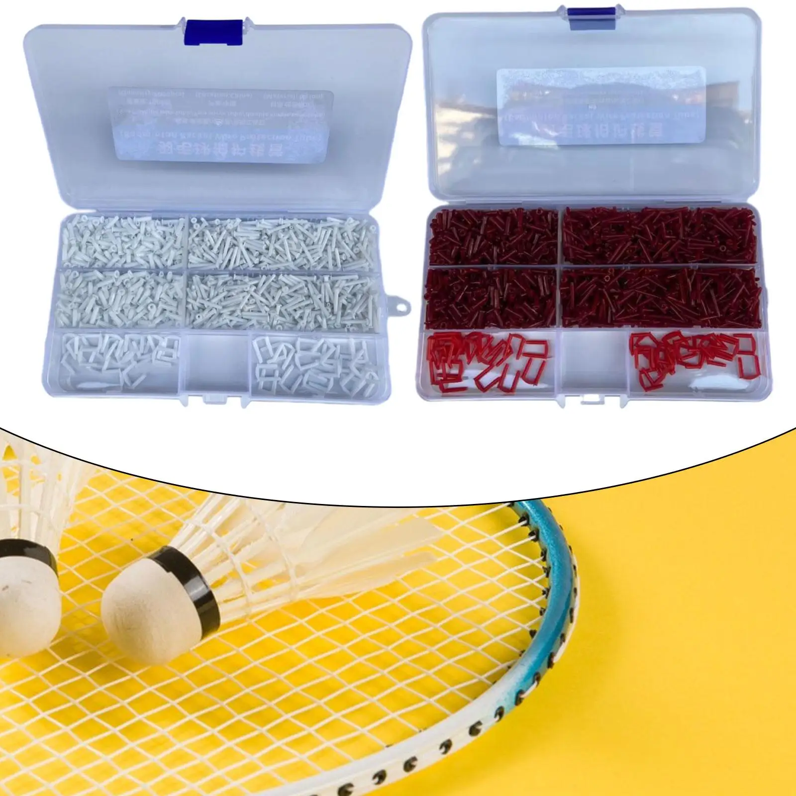 1240x Badminton Racquet Grommets Eyelets Stringing Machine Tools Portable Grommets Tube Protection for Repair Gear Equipment