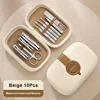 9Pcs Professional Nail Clipper Set Beautifully Packaged Travel Kit Nail Clipper Set Portable Complete Second Opening Nail Art To 1