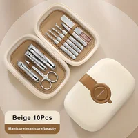 9Pcs Professional Nail Clipper Set Beautifully Packaged Travel Kit Nail Clipper Set Portable Complete Second Opening Nail Art To 1