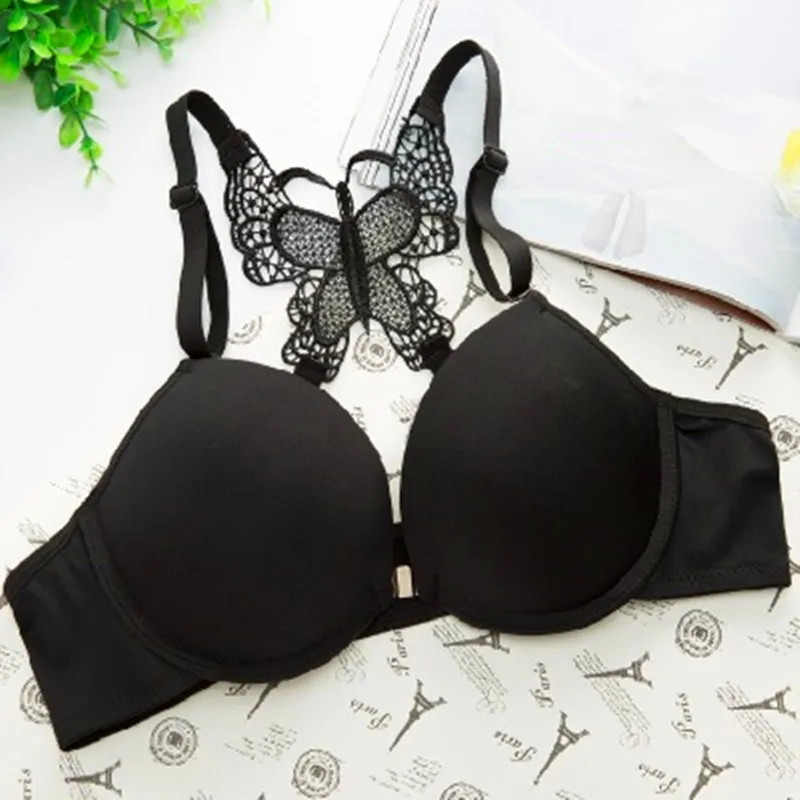 Sexy  Knot Bra Women's Underwear Gathered Lace  Beautiful Ba Strap Design Fixed Double oulder Band Nylon Fabric