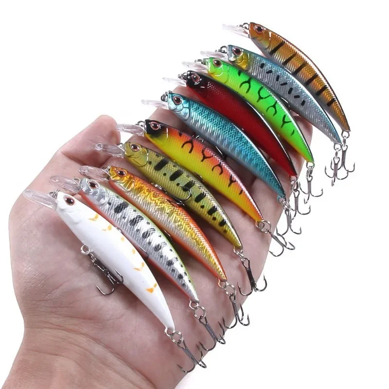 

Медленно тонущая поддельная приманка Mino на дальнем расстоянии со звуковыми бусинами для захвата мило в море.