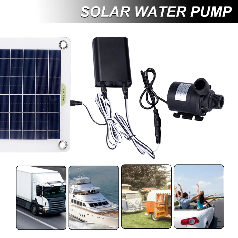 100W 800L/H solární panel energie banka waterpump sada ultra-quiet ponorná voda čerpadlo motory ryba rybník sad fontána dekorace