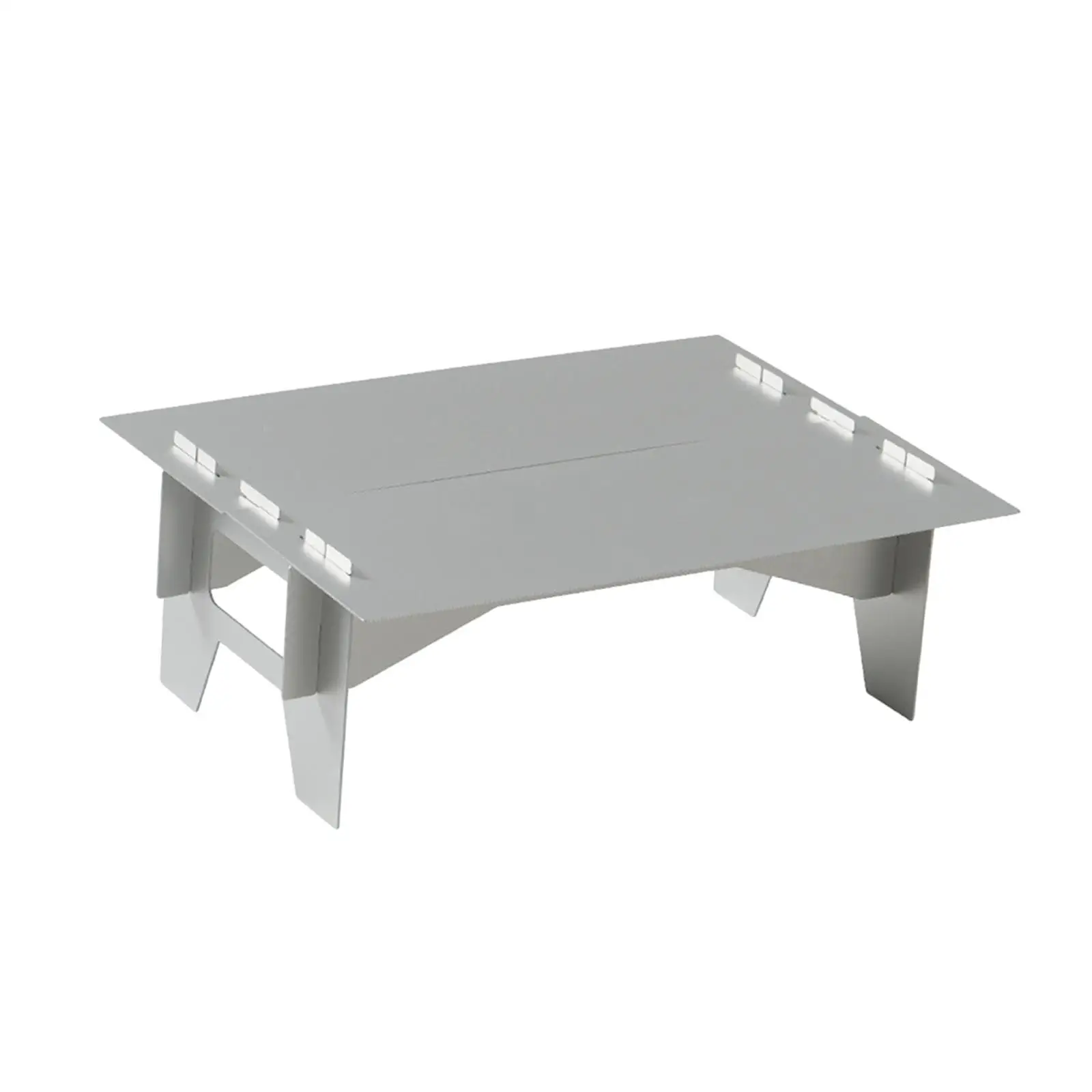 Portable Aluminum Camping Table Lightweight Foldable Desk for Outdoor Activities