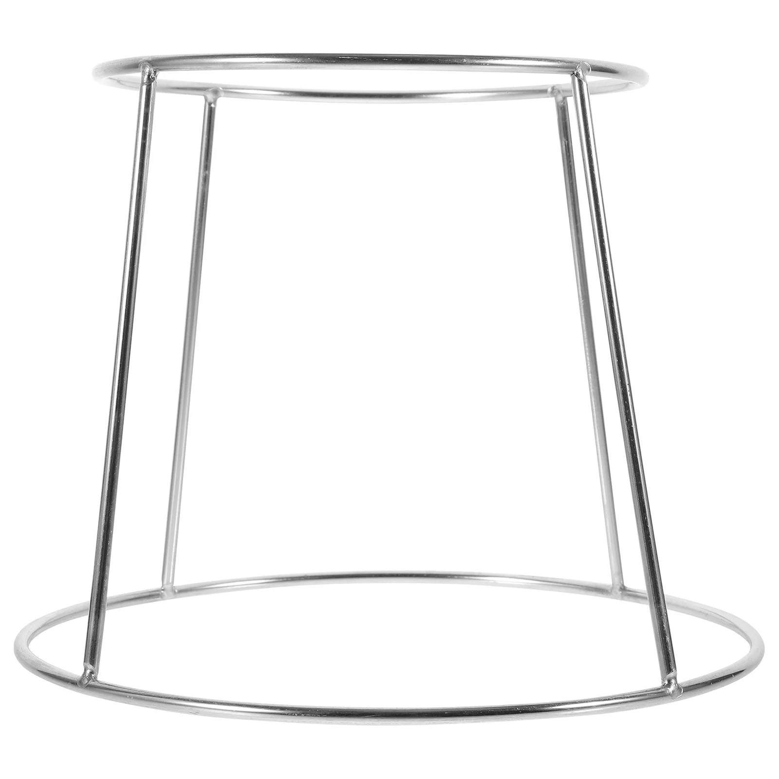 

Stainless Steel Griddle Practical Food Holder Plate Rack Seafood Display Cupcake Stand