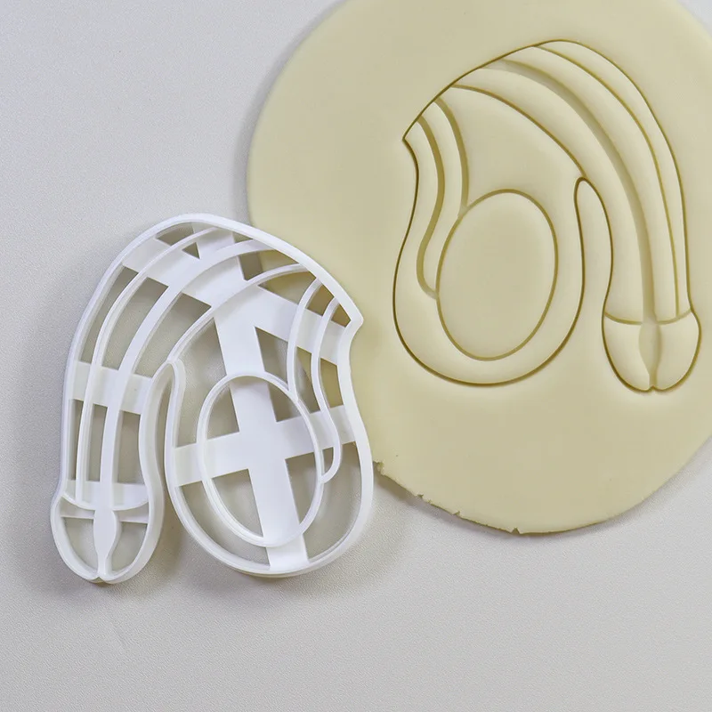 Plastic Male Genital Profile Cookie Cutter Grinder Female Genital Vulva White Baking Tool Diy Cartoon Penis Uterus Biscuit Mold cookie cutter baking mold cookie mould cookie printing mold