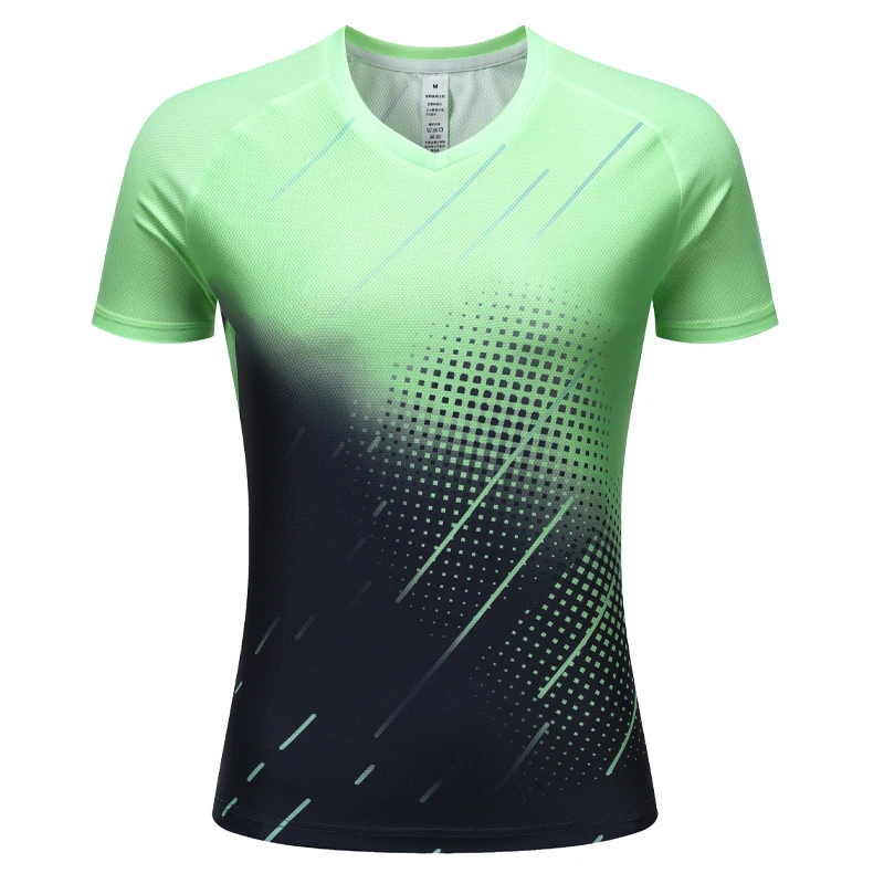 Sports Badminton Tee Women Quick Dry Breathable Running Sports Jersey Training Table Tennis Volleyball Gym Print Short Sleeves