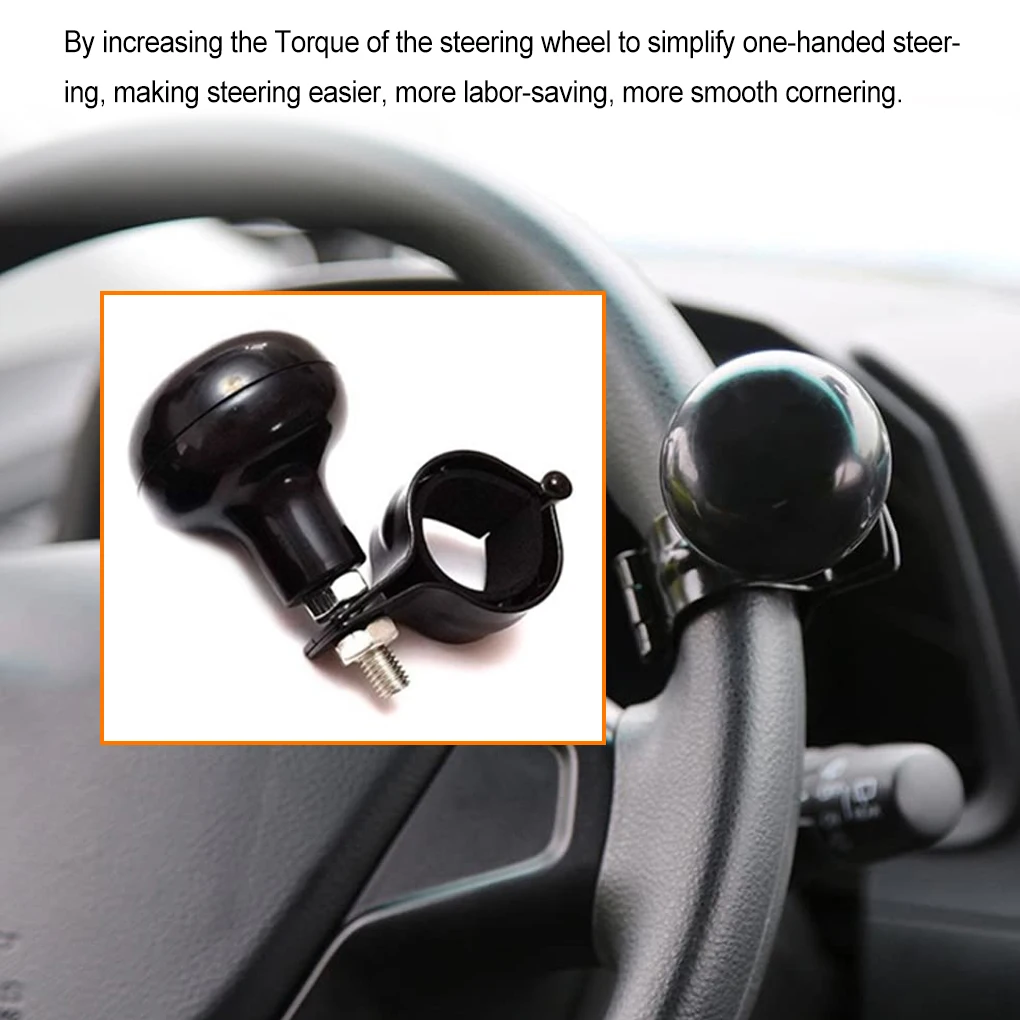 

Car Steering Wheel Power Booster Ball Handle Aid Spinner Automotive Lawn Mower Hand Control Grip Knob Accessories