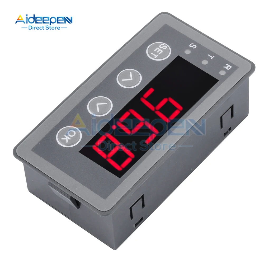 DC 6-25V 0-40mA Signal Display Meter 0.56 Inch 4-bit RS485 Serial Communication Modbus-rtu Can Receive Analog Signal Tester