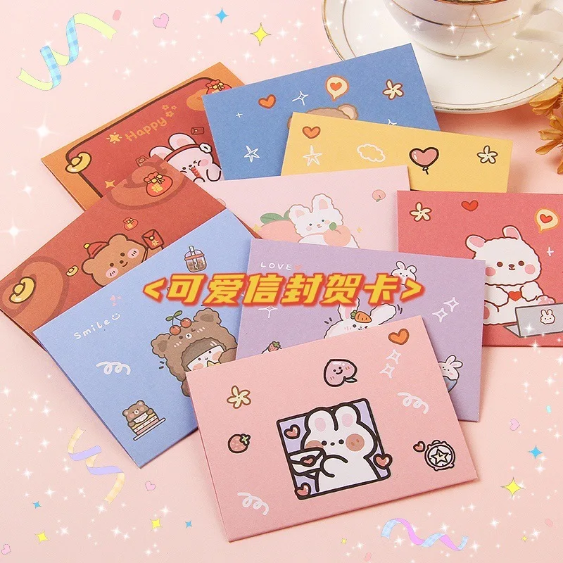 Envelope Ins Letter Paper Greeting Card 9 Styles mailing envelopes 3d pop up card birthday greeting cards