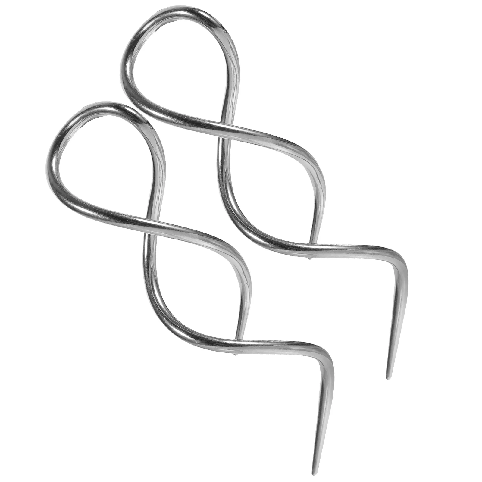 Orecchini Minimali Pendenti Lineari Intrecciati Da 2 Pezzi Orecchini Filettatori A Spirale