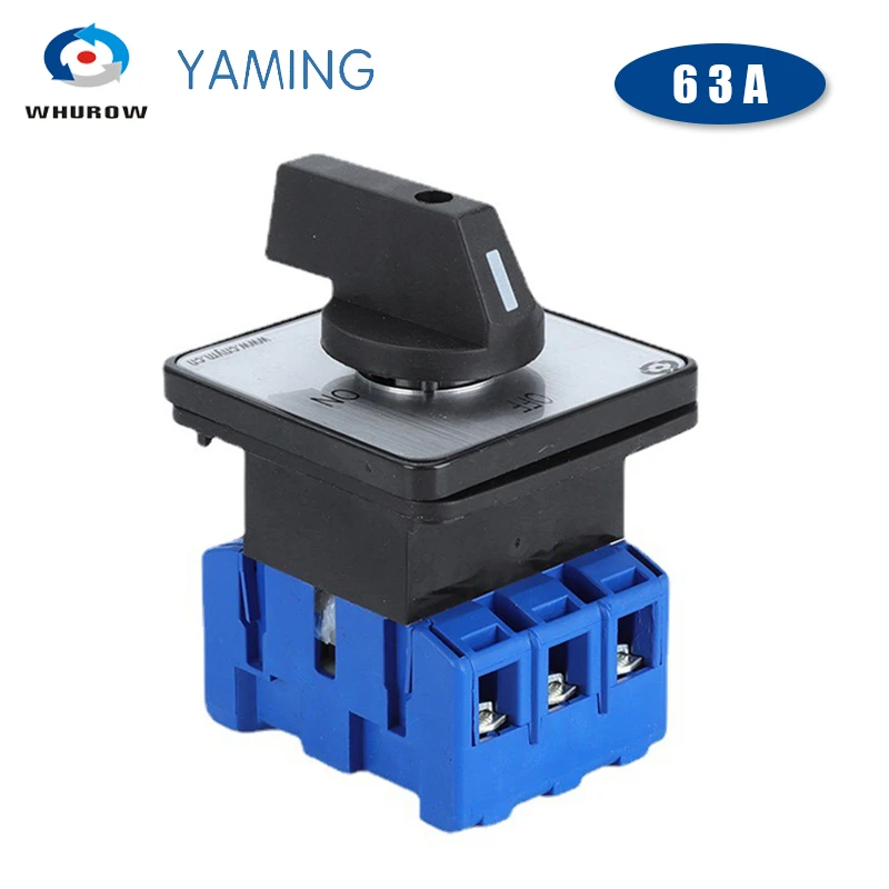 On Off Switch 63a 3 Phase Rotary Changeover Cam Selector Switch ...