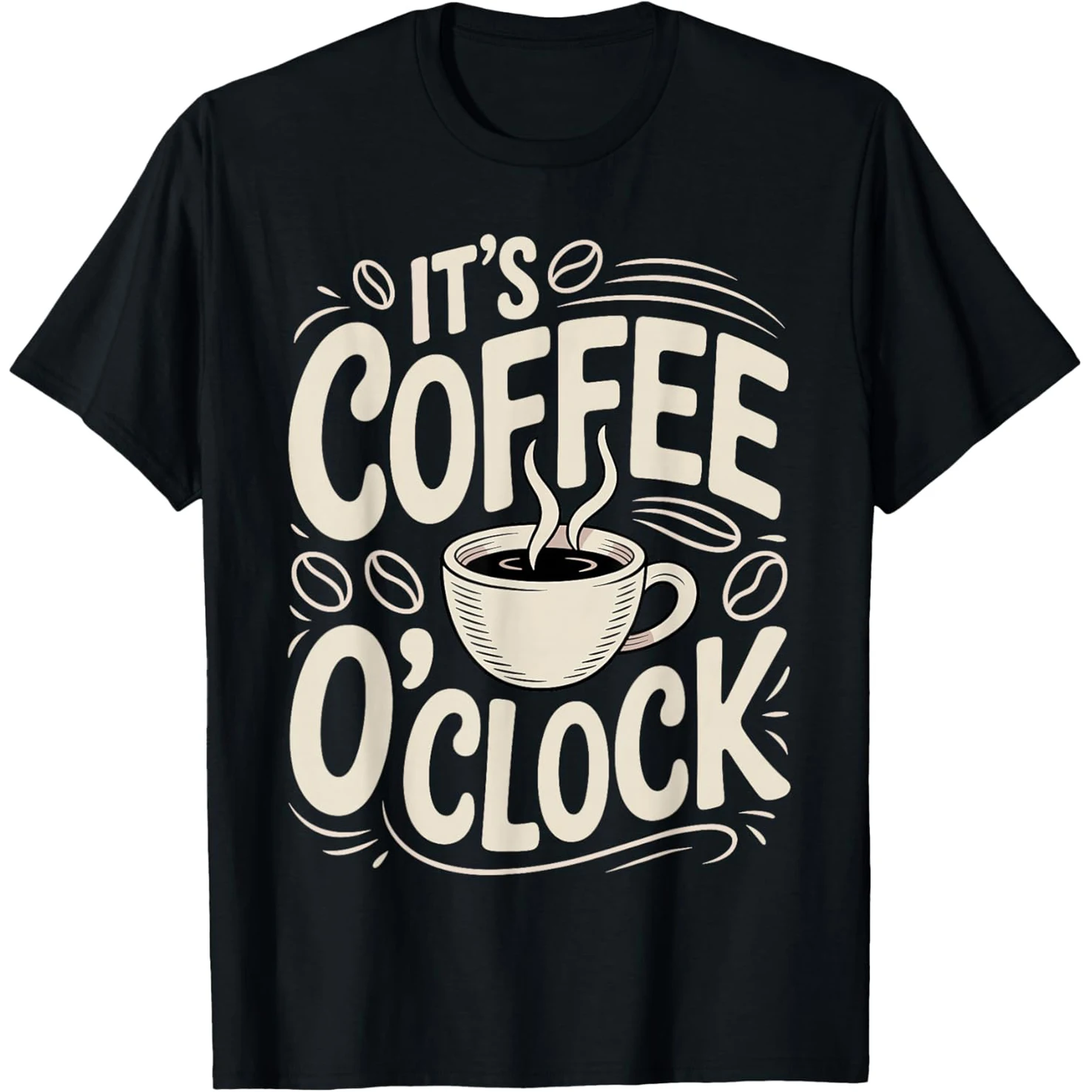 Lustige Coffee Art Drinker Addict T-Shirts für Männer und Frauen, reine Baumwolle, Humor, Streetwear, T-Shirt, kurzärmelig, Unisex, lockere Kleidung