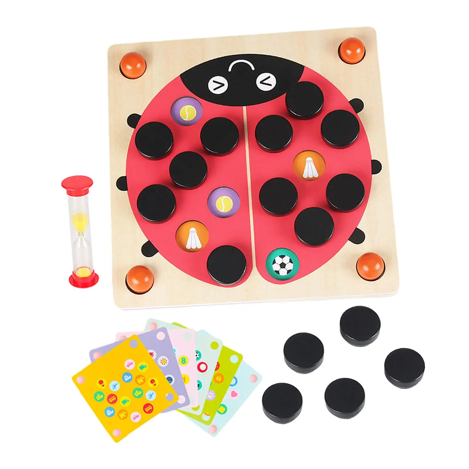 

Wooden Memory Chess Game Learning Activities Funny Party Game Beetle Memory Game for Preschool Kids Toddlers Children Girls Boys