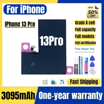 Batteria di ricambio di alta qualità per iPhone 13 Pro (modelli A2636/A2639/A2640/A2638) - Cella di grado A con strumenti inclusi