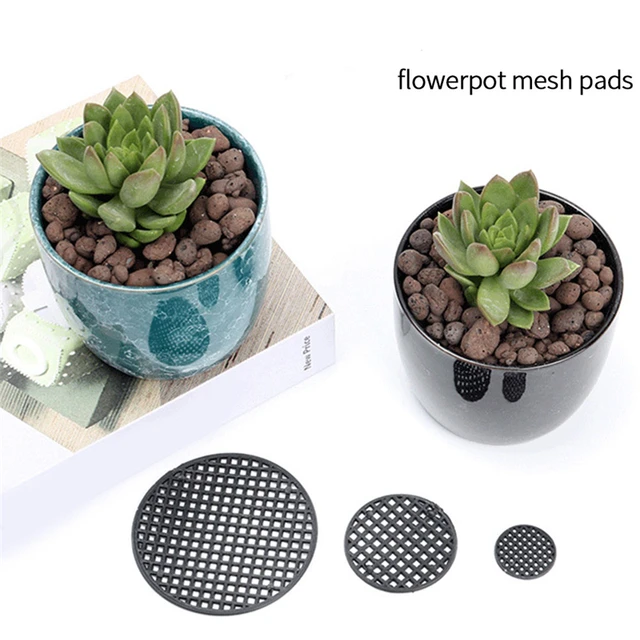 400 Db Nagykereskedelmi Virág Edény Lyuk Háló Pad Bonsai Pot Alsó Rács Szőnyeg Megakadályozza A Talajvesztést Lélegző Tömítés Szivárgásálló Vízelvezetés - Image 5