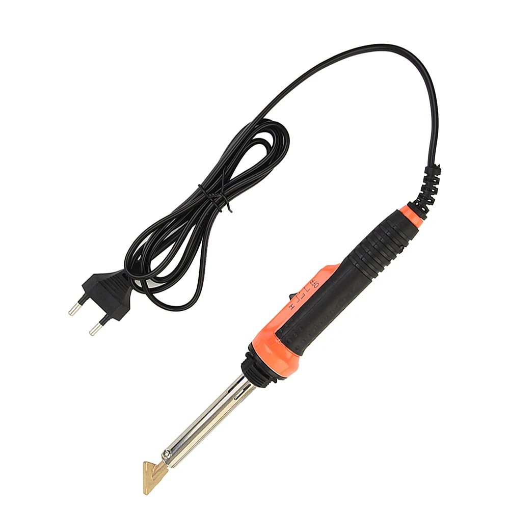 

Iron Tip Electric Soldering Iron Carbon Glass Jewelers 100W Kit Clamping Gas Nozzle Cable Conductivity Connector Copper Corner