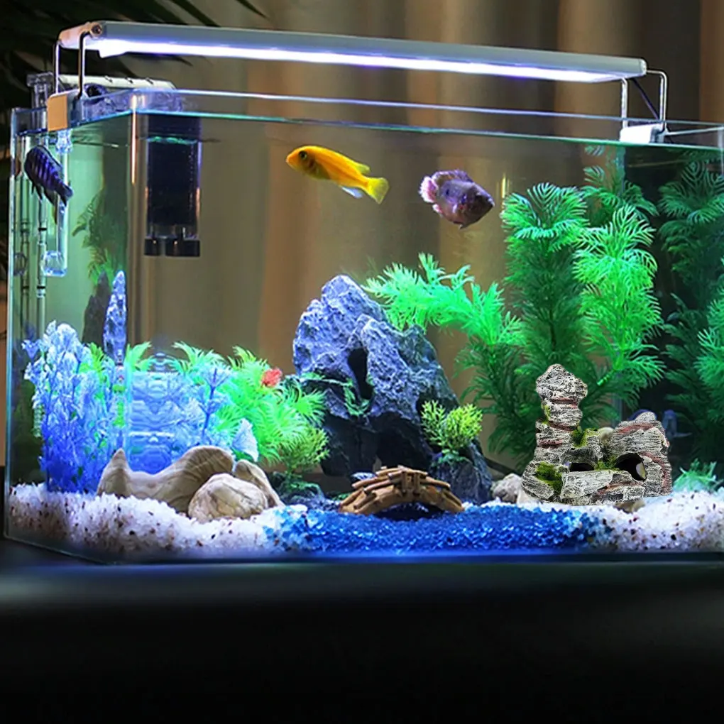 

Resin Rockery Ornament Fish Tank Excellent Materials Long-lasting Colors Excellent Materials Are
