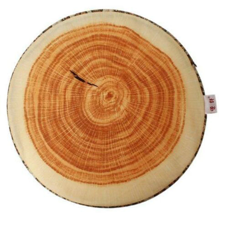 Home Pillow Round Stump Creative High Simulation Round Stump Shape Cushion Home Decoration 4