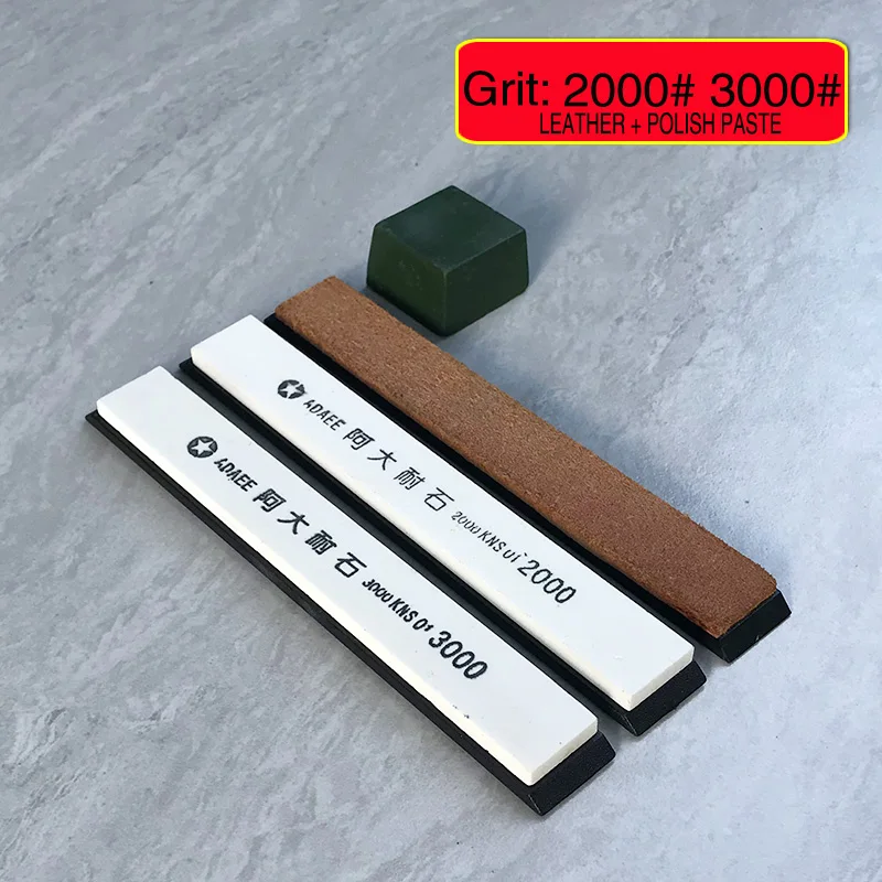 Белая Корундовая точилка с фиксированным углом зеркальная шлифовка