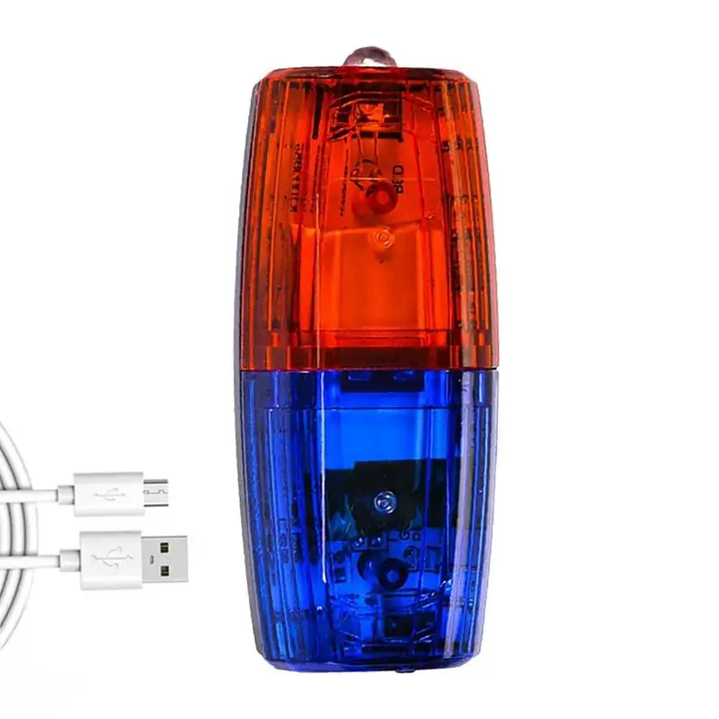 Usb Safety Light USB Rechargeable Safety Flashing Clip Lamp Waterproof LED Shoulder ...
