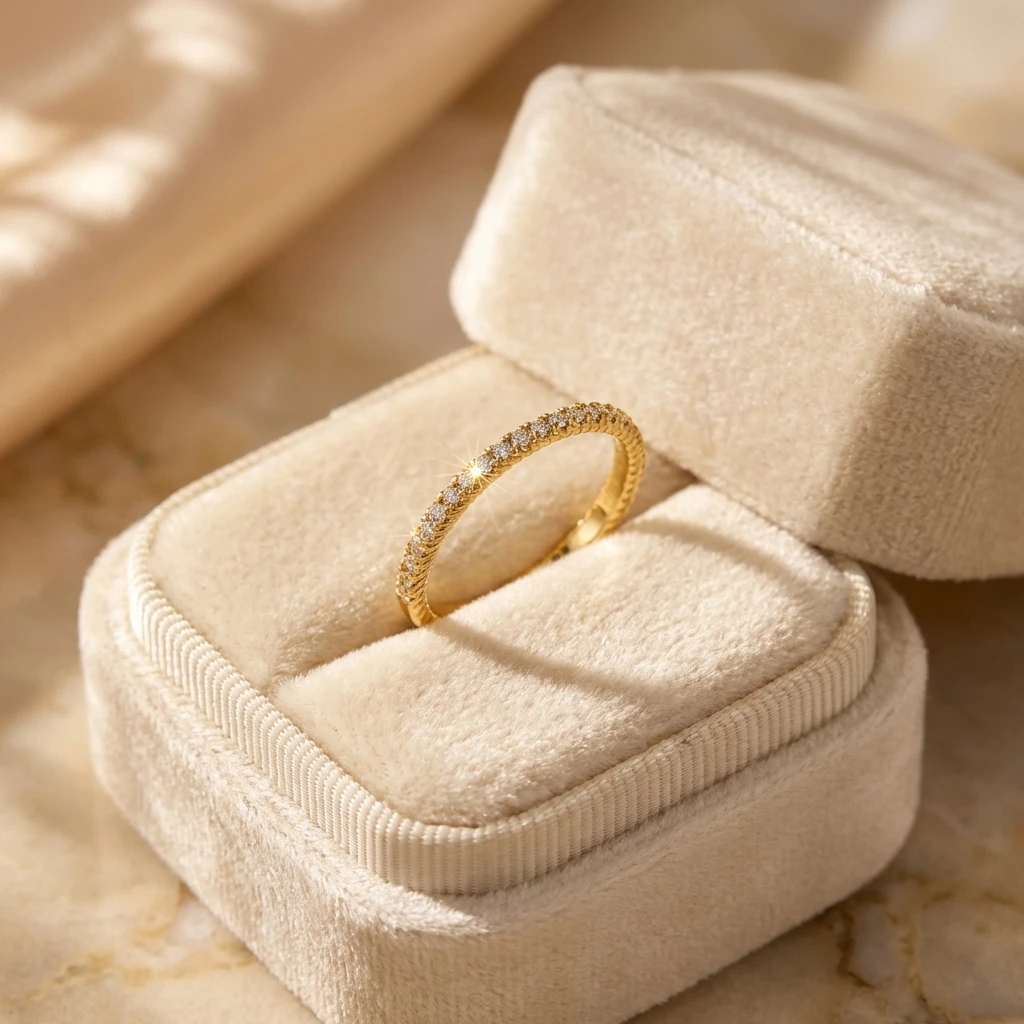 Feine Mikro-Pavé-Zirkonringe für Damen, minimalistische goldfarbene CZ-Ringe, ästhetische Schmuckgeschenke für den Alltag, Verlobung und Partys.