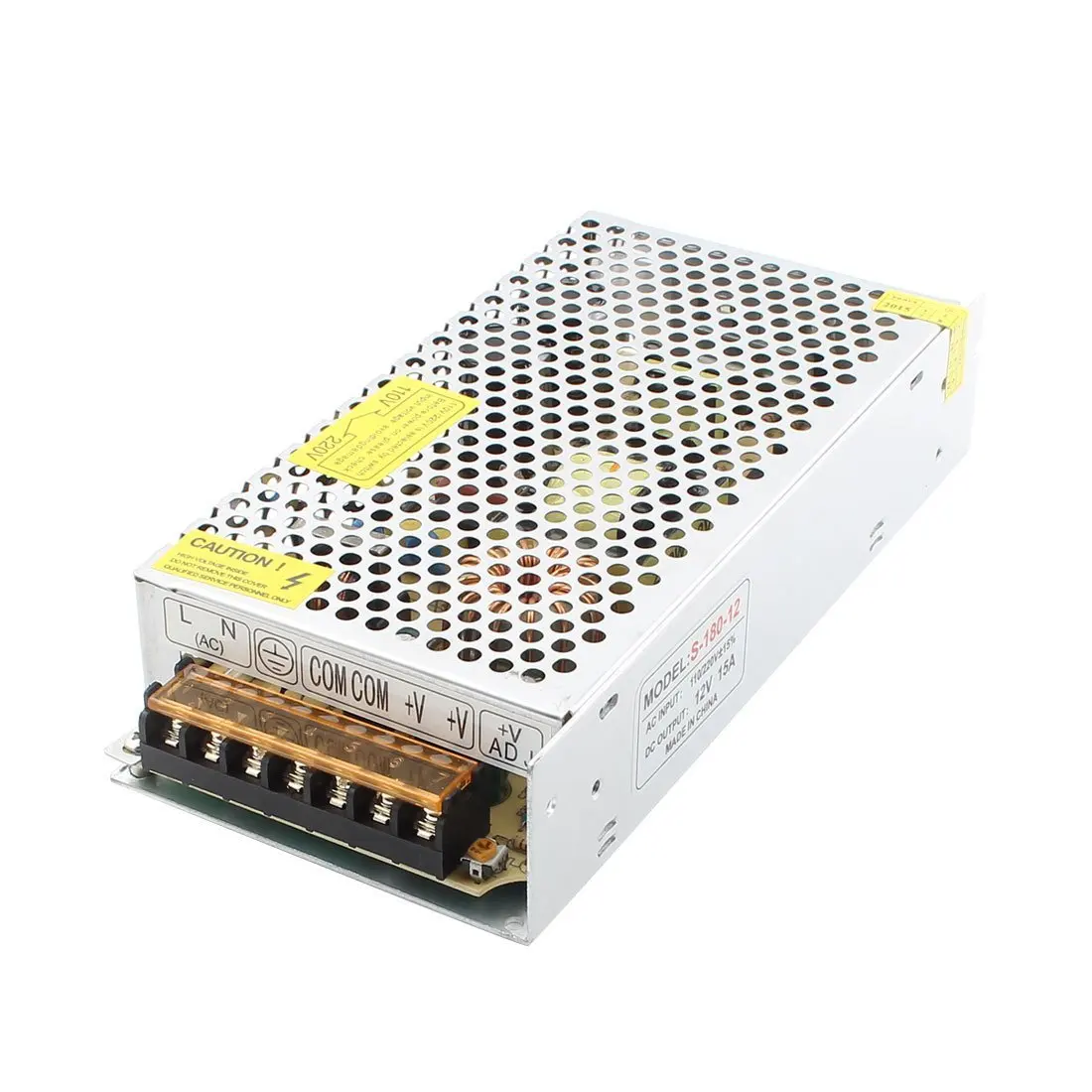 AT82-S-180-12 LED 스트립 조명 디스플레이 스위치 전원 공급 장치 DC 12V 15A 180W