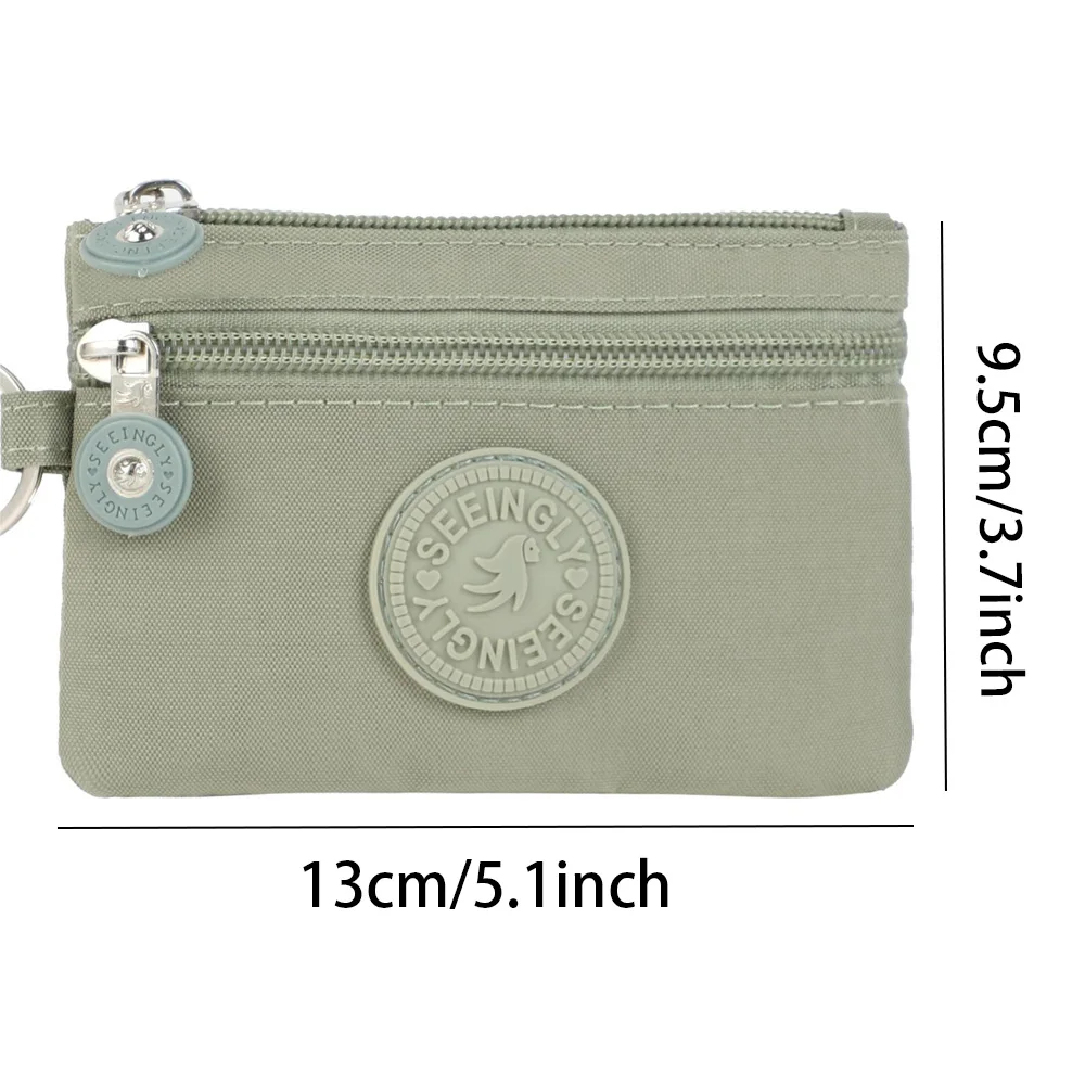 Coin Purse Small Canvas Coin Bags Kid's Money Storage Students Bus ID Credit Card Holoder Keys Earphone Pocket