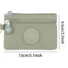 New Small Solid Canvas Coin Bags Kid's Money Coin Purse Students Bus ID Credit Card Holoder Keys Earphone Pocket Storage Bags 6