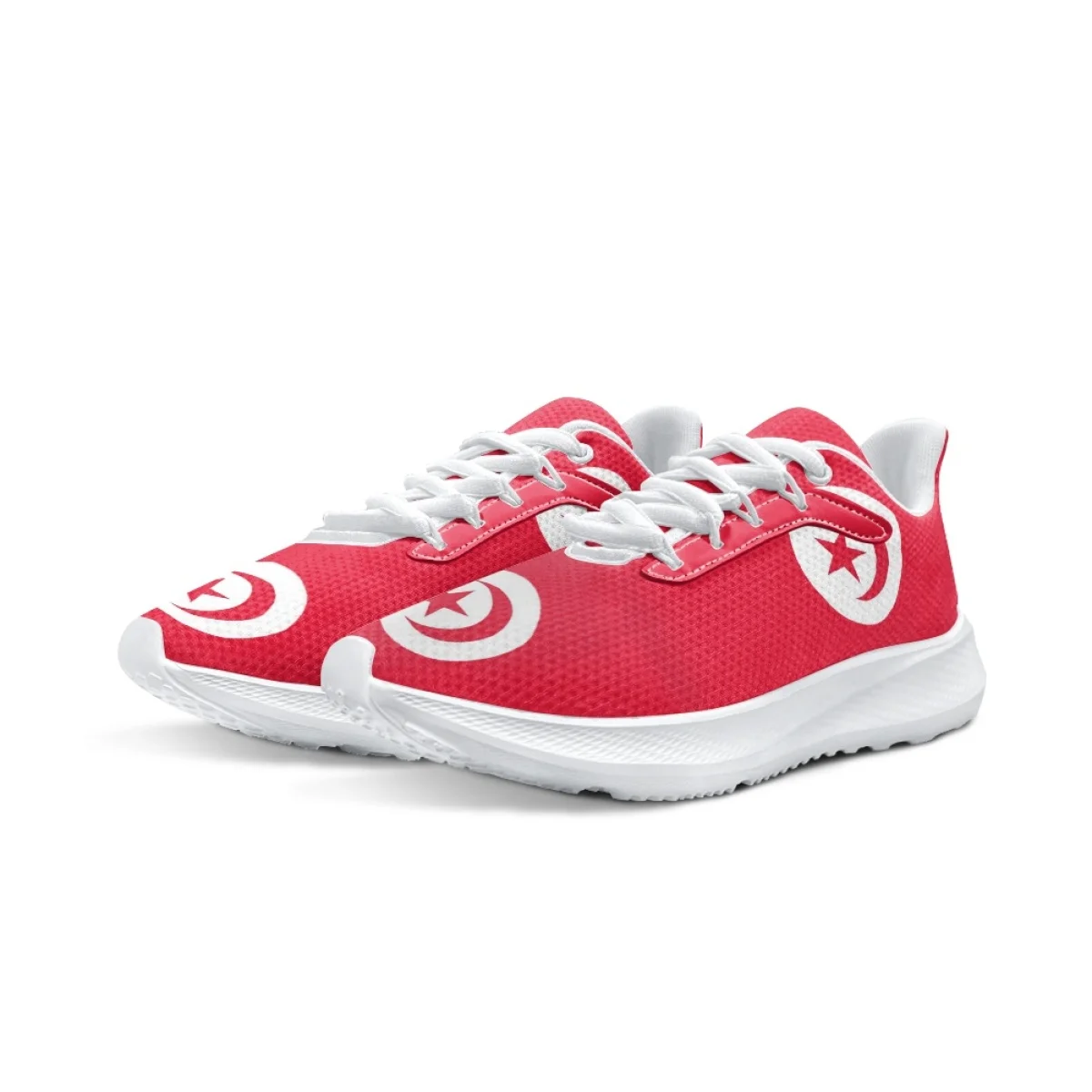 New Tunisia Flag Luxury Design Sport Sneakers Wear-Resistant Running Shoes for Womens Casual Adult Walking Shoes Female Footwear