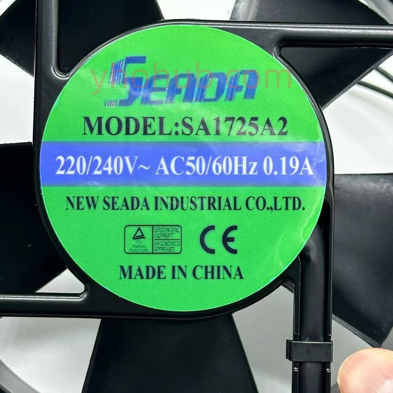 Ventilador de Refrigeração do Servidor Seada2-wire Sa1725a2 ca 220v 0.19a 172x150x51 mm - Imagem 3