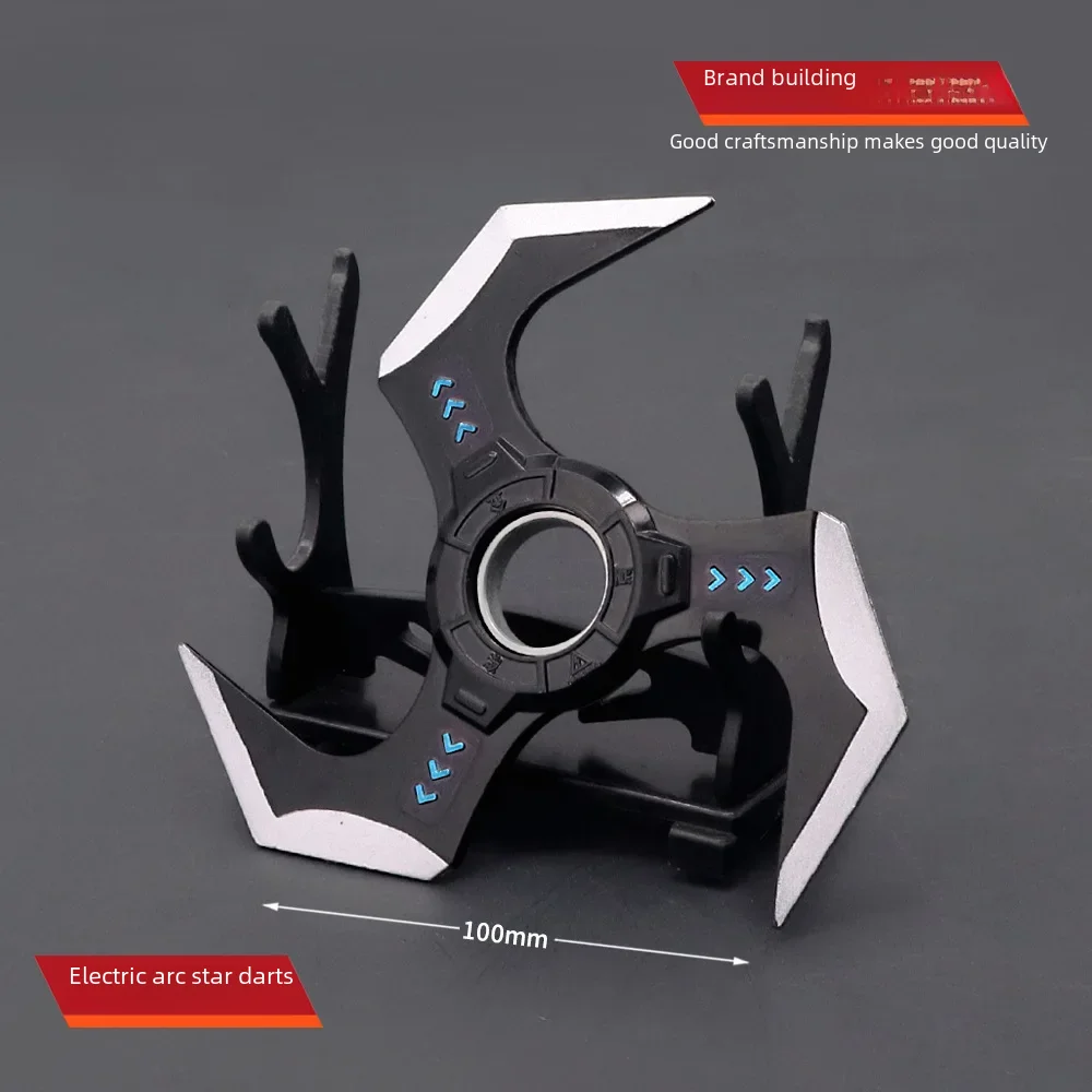 thumbnail image 1 of Trampa de estrella de arco, modelo de arma de ballesta, pieza de exhibición artesanal de Metal completo, colección periférica de juego Apex, 1 of 4