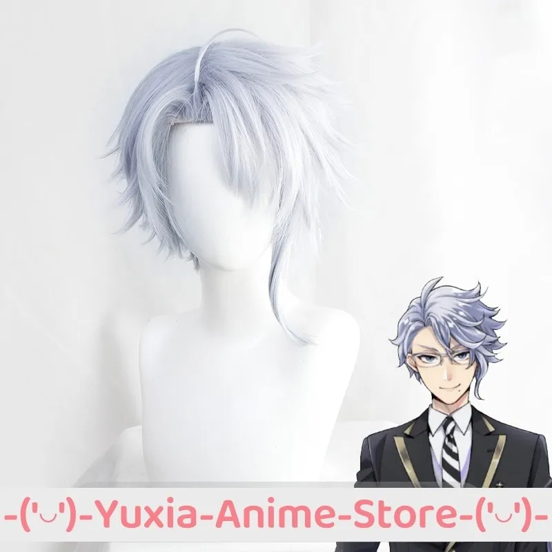 Twisted Wonderland Octavinelle Dorm Leader Azul Ashengrotto Cosplay Wig 
