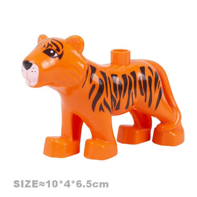 Large Farm Animal Building Block Set - Educational Assembly Toys