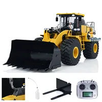 XDRC 1/14 Hydraulic RC Loader 470 Metal Radio Control Construction Vehicle Smoke Sounds Light System Assembled RC Toys Model 1