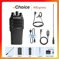 Baofeng Official Store BF-1909 10W High Power Walkie Talkie Long Range Two Way Radio Type C Charging Transmitter Upgrade 1