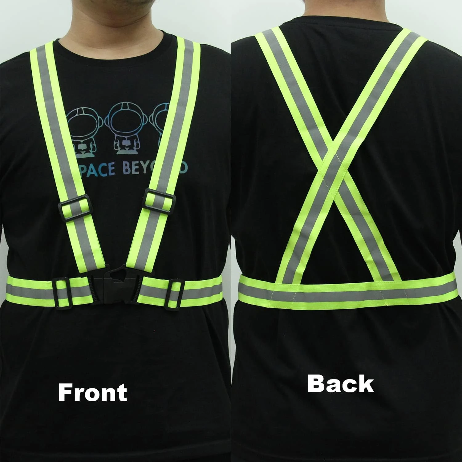 Stay stylish and safe in outdoor adventures with this durable, vibrant safety vest for cyclists, hikers, and construction worker