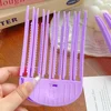 Korean Fluffy Hair Roots Clip Purple Hairs Styling Tool Fork Comb Hairdressing High-top Artifact Wind-shaped Comb Shaping Tools 6